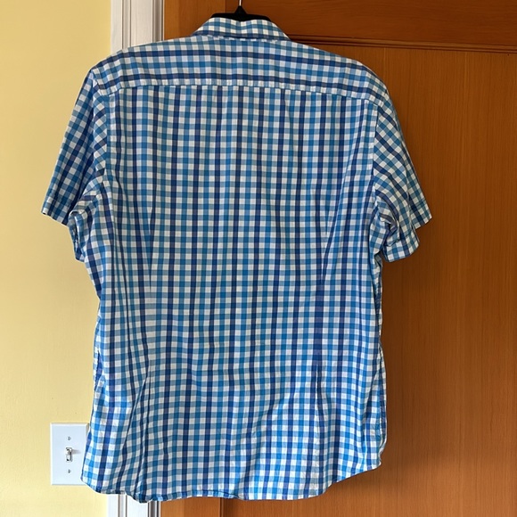 Men’s EUC Banana Republic Short-sleeve button down (size L) - Picture 6 of 7